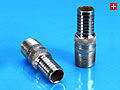 ANVER Hose Barb, 1" NPT X 1" Hose (Galvanized) AA100P