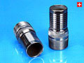 ANVER Metal Hose Barb, 2" NPT X 2" Hose (Galvanized) AA200P