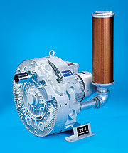 MU-VB112 on a VB-9 Vacuum Blower
