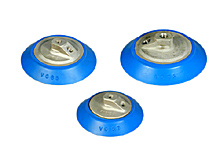 Universal Medium Vacuum Cups with Center Suspension and Side Vacuum Port