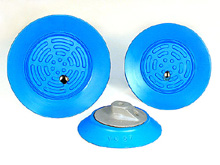 Universal Medium Vacuum Cups with Center Suspension and Side Vacuum Port